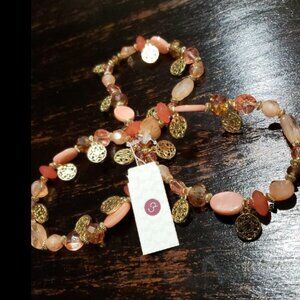 Pink & Gold Bracelets